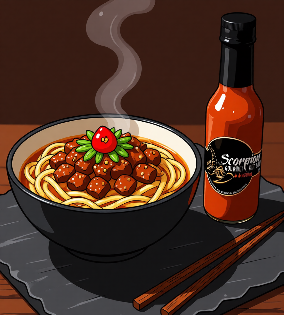 Easy Sichuan Dan Dan Noodles Recipe with Mild Hot Sauce