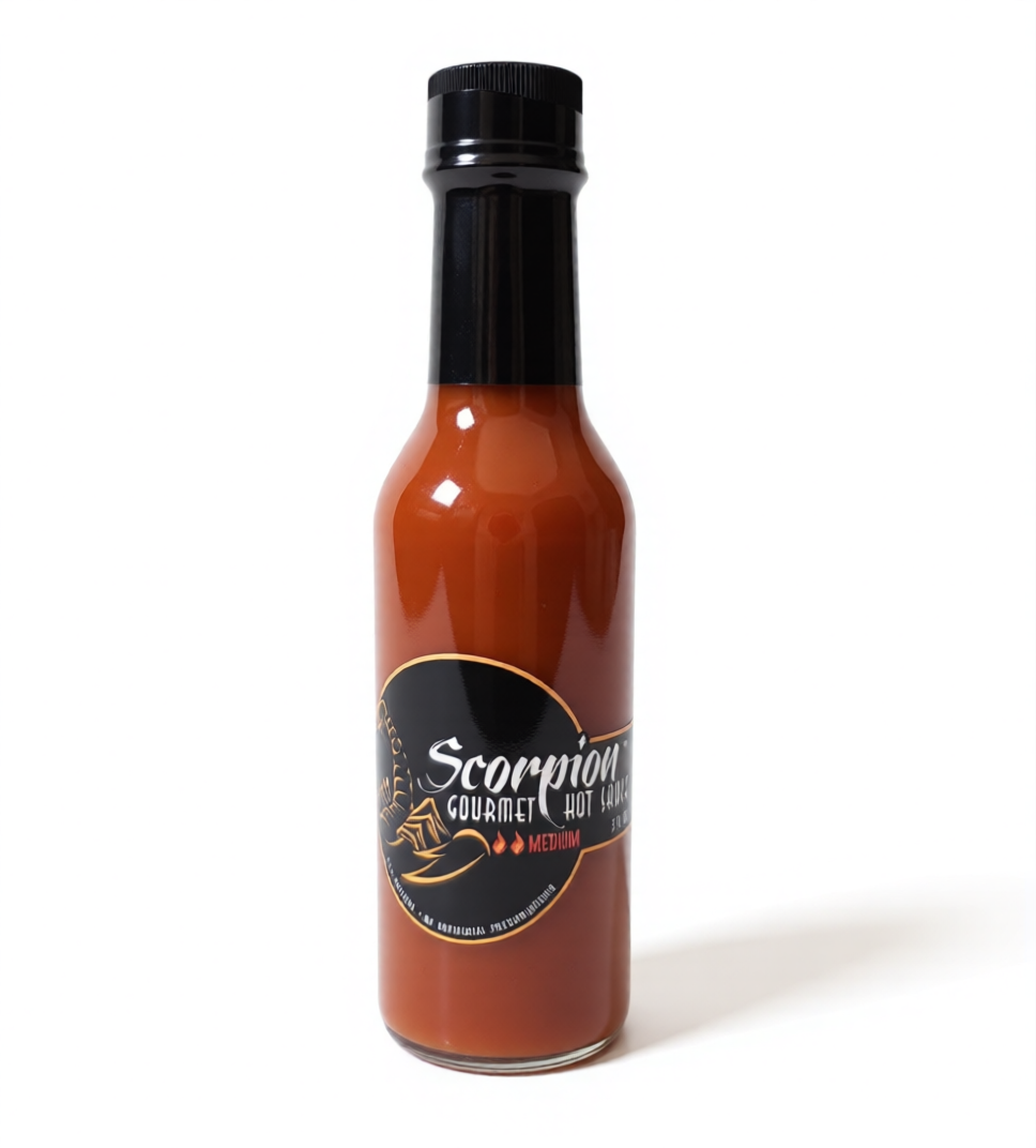 Scorpion® Gourmet Medium Hot Sauce (5 oz)