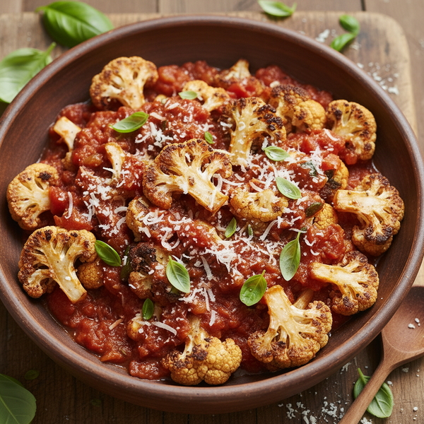 Spicy Roasted Cauliflower